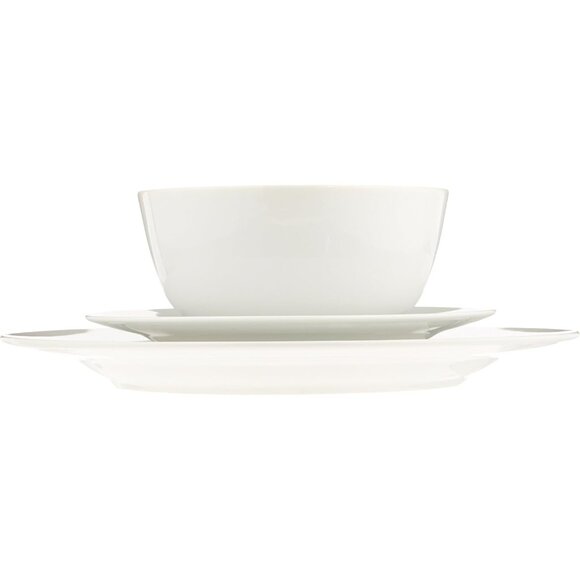 🆕Bowls 18-Piece White Dinnerware Set Lightweight Durable Microwave Solid Dishes - Picture 8 of 9